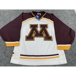 Vintage University of Minnesota Easton Golden Gophers Hockey Jersey Size Medium